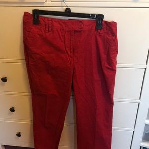 Talbots Red Kacki Pants